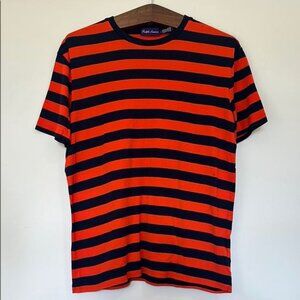 Ralph Lauren Purple Label Orange and Blue Short Sleeve Tee